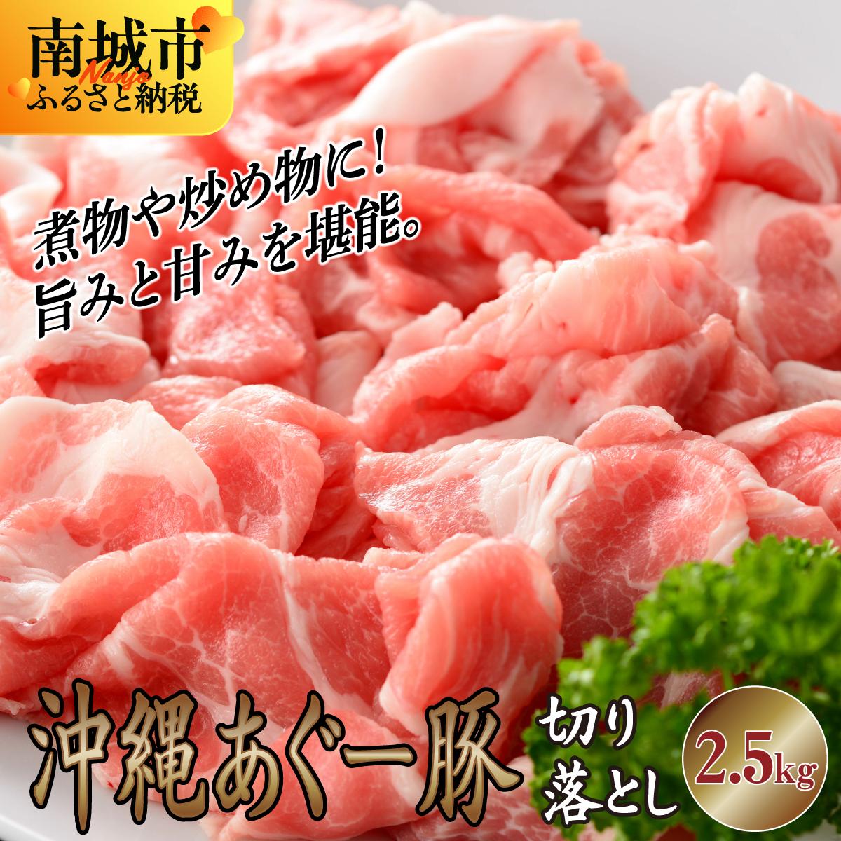 【ふるさと納税】沖縄あぐー豚 切り落とし 2.5kg