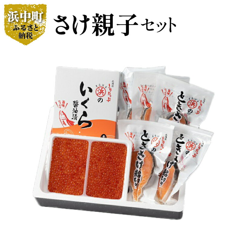 【ふるさと納税】【レビューキャンペーン対象】いくら醤油漬け 鮭卵 ＆ ときさけ 輪切り の 親子 セット 約1kg グルメ 食品 海鮮 魚介類 海の幸 海産物 加工品 ご飯のお供 おかず 惣菜 魚卵 いくら 魚 鮭 国産 冷凍 浜中漁業協同組合 北海道 浜中町 お取り寄せ 送料無料