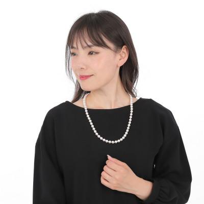 ふるさと納税 志摩市 老舗の真珠専門店・高品質・アコヤ真珠 セミロング ネックレス 8.0〜8.5ミリ・60cm |  | 02