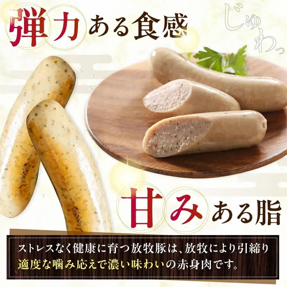 【全2回定期便】【訳あり】【結着剤・発色剤・保存料不使用】 放牧豚 サルシッチャ 2本x10セット（90g/パック） 訳あり ソーセージ ウインナー 無塩せき 冷凍配送 セット 詰め合わせ 北海道 [