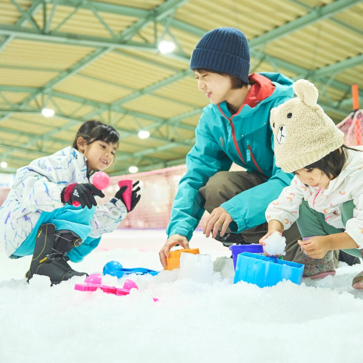 狭山スキー場 親子ワンデーチケット2枚 (中学生以上1枚・3歳～小学生1枚)