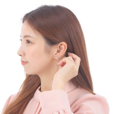 ふるさと納税 志摩市 老舗の真珠専門店・高品質 アコヤ真珠 ピアス 4.0〜4.5ミリ シルバー・ハート |  | 02