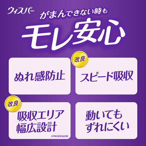 ウィスパー うすさら安心 女性用 軽度尿ケア製品 さわやかな香り 80cc 24cm 42枚 5パック パンティーライナー P&G 日用品 女性 用品 消耗品 吸水シート 尿漏れパッド 尿漏れ 尿ケア