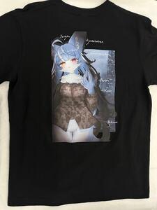 おまねこ転写プリントTシャツ　黒【ＬＬサイズ】