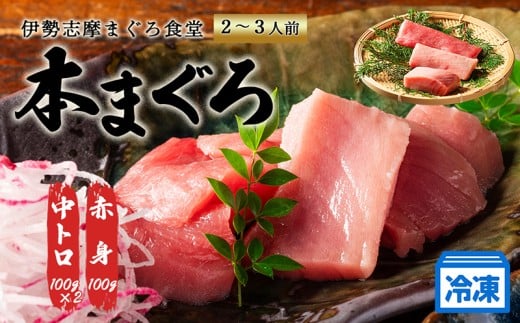 【本マグロ刺身】【赤身 中トロ 計300g 詰合せ 2～3人前】 柵 伊勢志摩まぐろ食堂 / 本まぐろ  マグロ maguro 刺し身 sasimi sashimi 本鮪 専門店 食べ比べ 鮪 刺し身 三重県 伊勢志摩 南伊勢町 1万円台 2万円以下