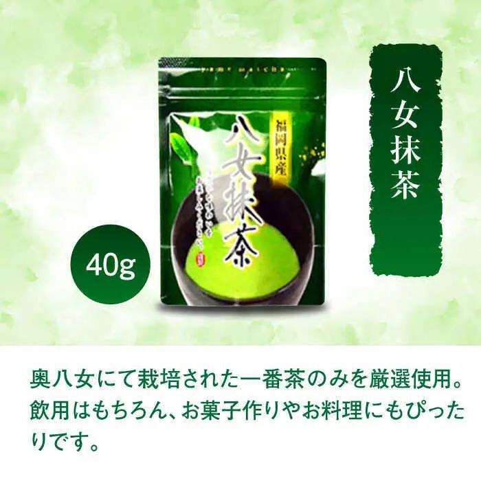 福岡銘茶八女茶 急須要らずのお手軽セット(便利なチャック付)[BGAC045] 八女茶