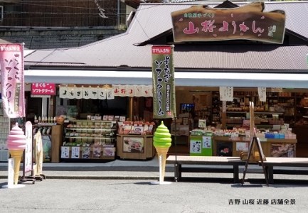 吉野の和スイーツセットA-2(山桜くず餅・吉野の雫)《吉野山桜近藤》