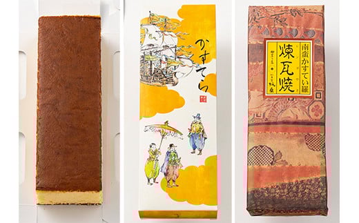 南蛮かすてい羅 煉瓦焼 1本 日本茶 ほうじ茶 煎茶 抹茶 お茶請け しっとり 老舗 伝統製法 添加物不使用 栄養たっぷり 贈り物 ギフト 手土産 おみやげ 安心 安全 F21K-458