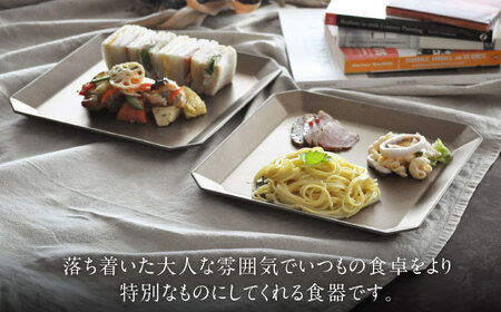 【美濃焼】DesPres-デプレ- 八角 プレートL GOLD 2枚セット｜皿 食器 ワンプレート ランチ プレート 美濃焼 セット デザート インテリア おしゃれ 食器セット お皿セット 皿 陶器 