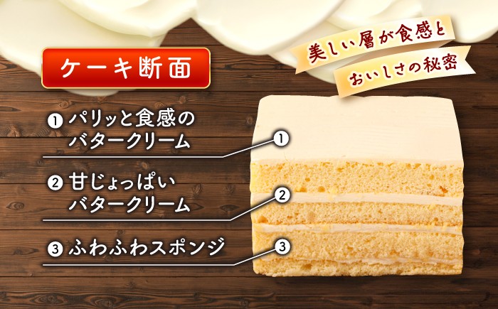 ケーキ 食べ比べ バタークリームケーキ チョコケーキ