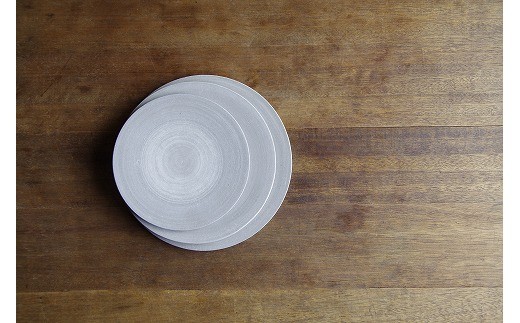 【天然素材100％の手仕事】皿 プレート CONCRETE CERAMIC Plate M 