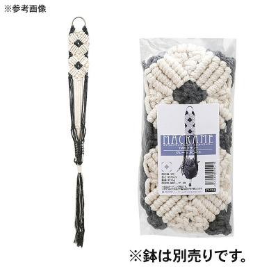 ふるさと納税 邑楽町 マクラメプランツハンガー ミニタペストリー TWOフラワー 3号用|09_chm-d30101aj |  | 01
