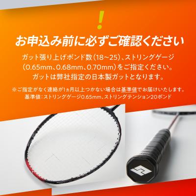 ふるさと納税 大分市 バドミントンラケット P8J CORNER_R17017 |  | 02