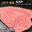 【ふるさと納税】亀岡牛 サーロインステーキ 500g ※冷凍(冷蔵も指定可) ふるさと納税牛肉＜亀岡牛専門店 木曽精肉店＞☆祝！亀岡牛 2023年最優秀賞（農林水産大臣賞）受賞