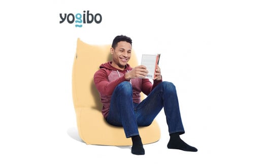 M230-4 ビーズクッション Yogibo Max Lite（ヨギボー マックスライト) クリームホワイト