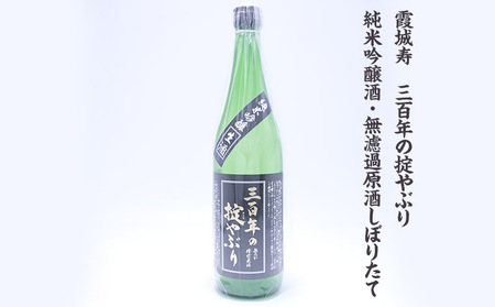 【期間限定】やまがたの新酒・無濾過原酒『純米大吟醸と純米吟醸』三百年の掟やぶり飲みくらべ2 (720ml×2本セット) FZ23-448