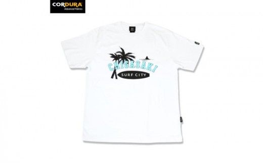 LOHASTYLE CORDURA天竺 CHIGASAKI 半袖T ホワイト M オリジナル Tシャツ 半袖 白 男女兼用 湘南 茅ヶ崎市 神奈川県