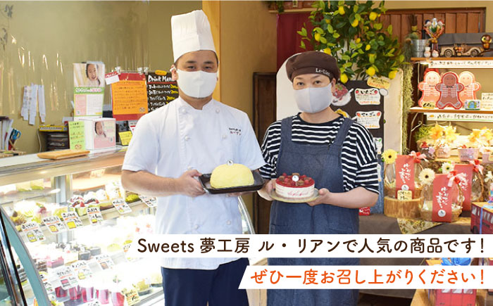 【12月配送なし】【3回定期便】ババロア ケーキ 直径15cm / スイーツ 焼き菓子 洋菓子【Sweets夢工房 ル・リアン】 [OAD005]