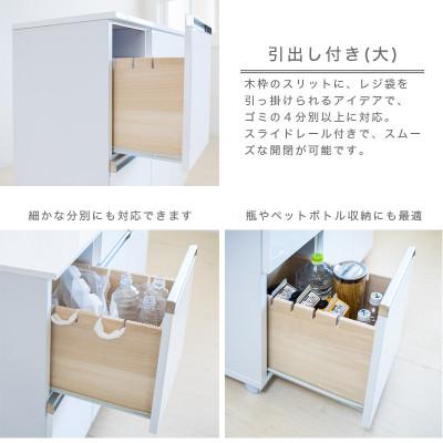 ふるさと納税 海南市 【4分別】ダストボックス 完成品 ホワイト SB23713 |  | 03