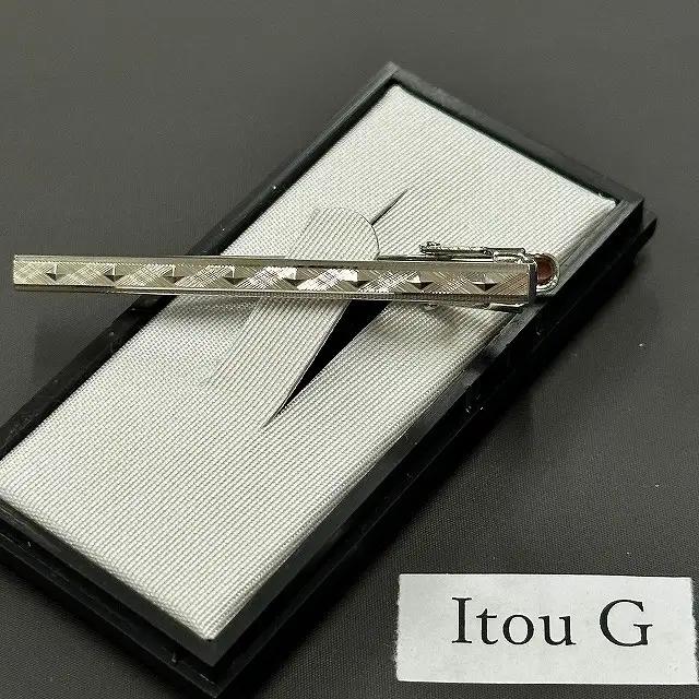 BX007-1 ダイヤカット　ネクタイピン　Itou G