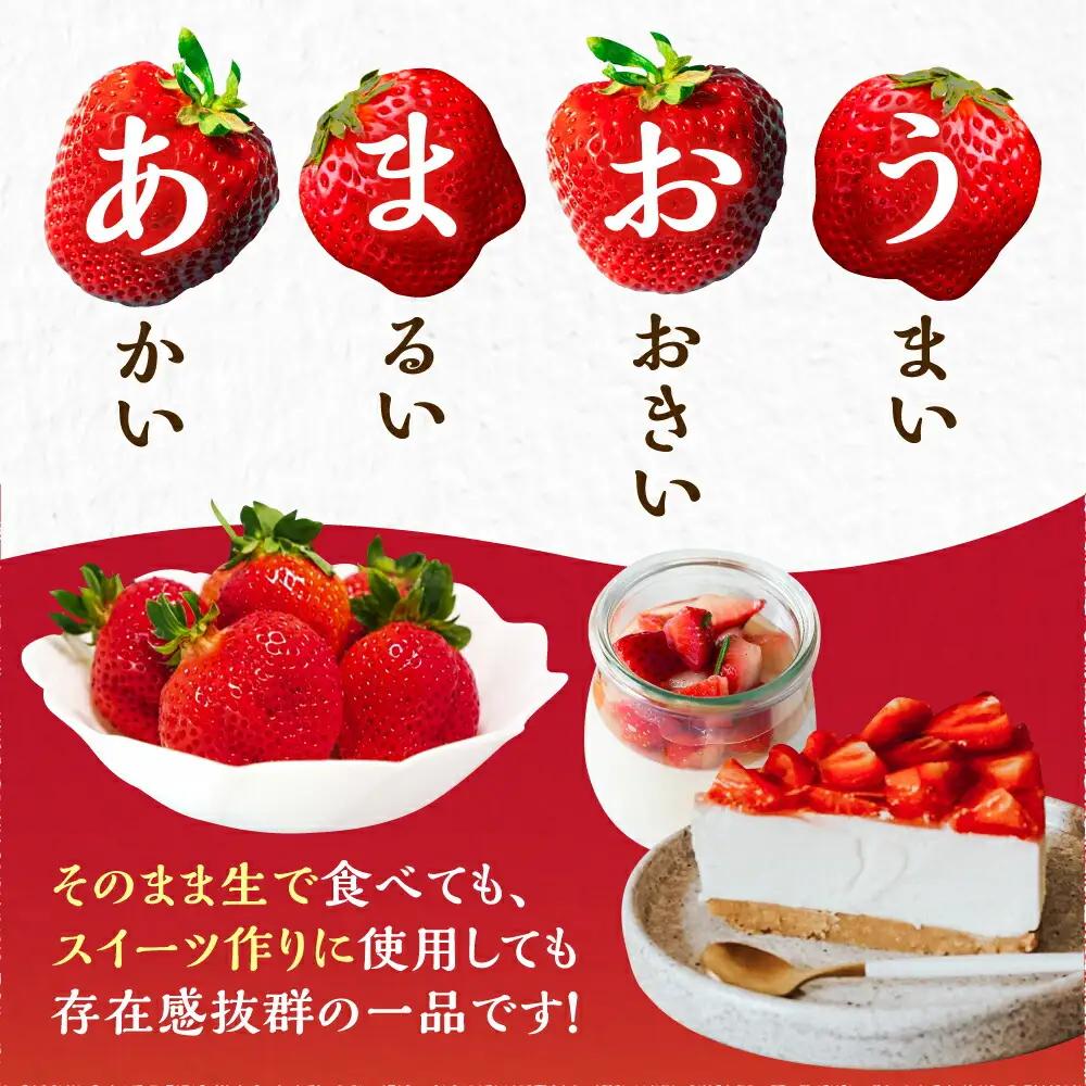 【先行予約】【2月-4月発送】農家直送 あまおう 厳選デラックスG 270g以上×4P VAB001 果物 あまおう