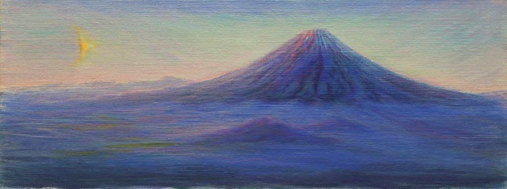 
                  羊蹄山　幻日　※額付き
                