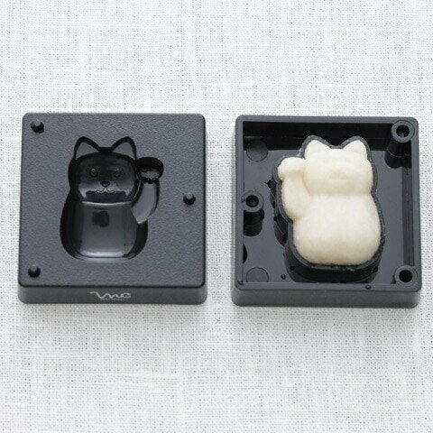【ふるさと納税】【手作り和菓子シリーズ】●練りきり型（へら付）：猫シリーズ● プラスチック製 和菓子 調理 料理 製菓 キッチン 調理器具 和菓子 お菓子 抜き型 押し型 型抜き ねりきり 押し寿司 千葉真知子先生監修〈スケーター株式会社〉 奈良県 奈良市 奈良 なら8-050
