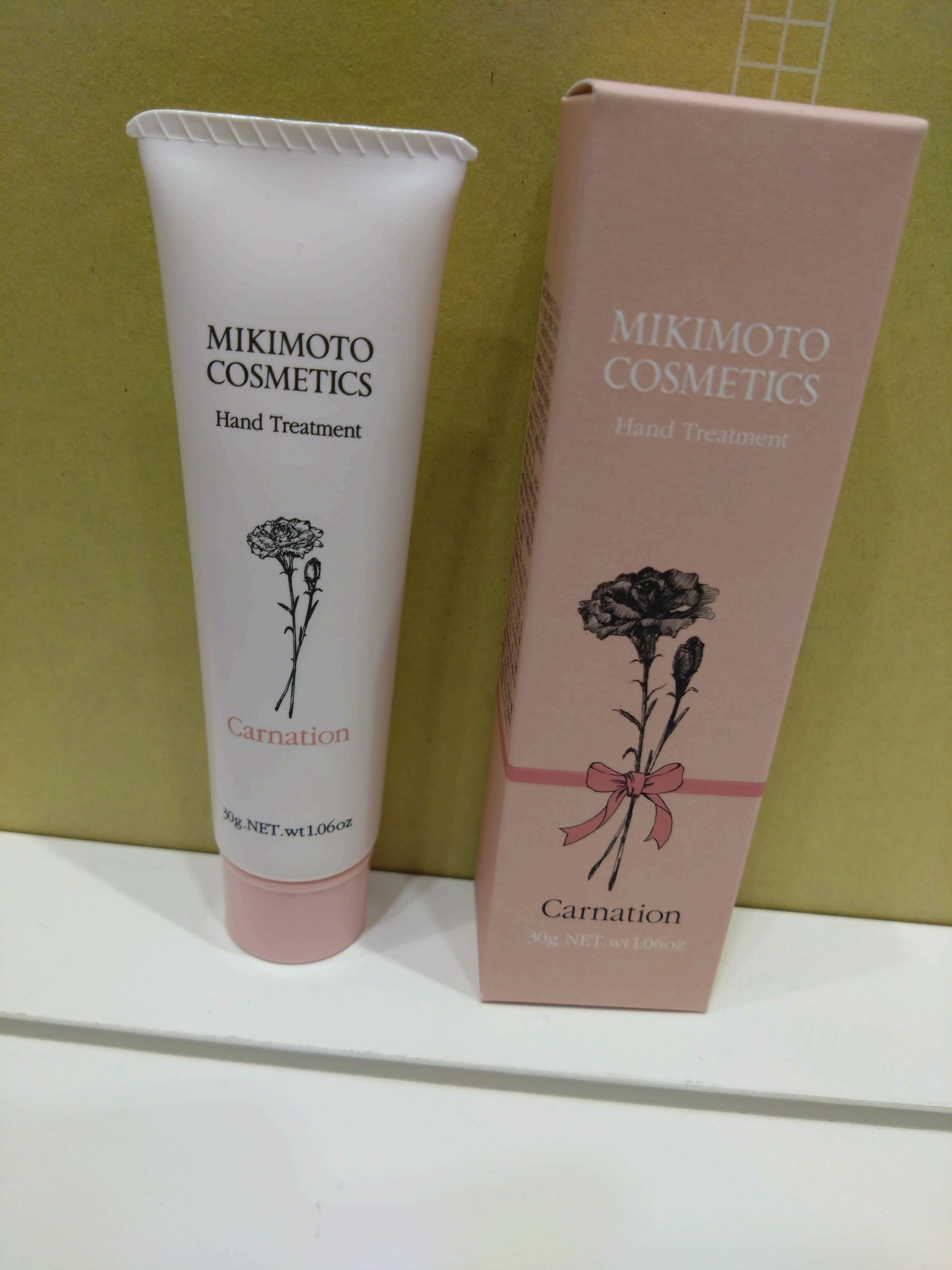 1855 ミキモト コスメティックス　ハンドクリーム5点セット　ミキモトクループ 御木本製薬 伊勢志摩産真珠成分 超純水 ハンドクリーム 無香料 桜 カーネーション うるおい みずみずしい なじみやす
