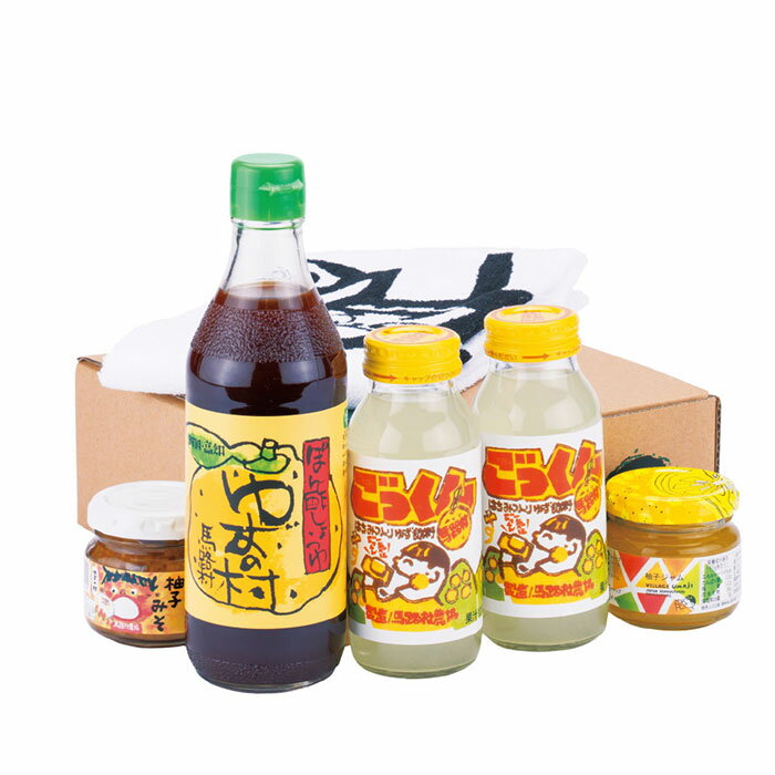 【ふるさと納税】 少しこだわりセット1 調味料 ジュース フルーツジュース ドリンク ゆず 柚子 詰め合わせ お中元 お歳暮 母の日 父の日 ギフト 贈答用 のし 熨斗 高知県 馬路村[507]