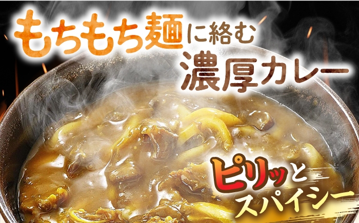 もちもち麺にからむ濃厚カレー