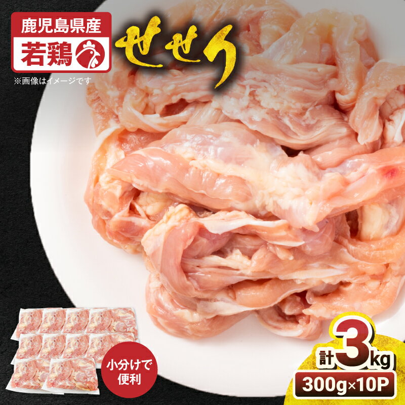 【ふるさと納税】 鹿児島県産 若鶏 せせり 小肉 3kg セット 鶏肉 鶏 とり 肉 お肉 冷凍 鶏せせり 小分け ストック カット済み 時短 炭火焼 焼肉 便利 真空パック 新鮮 TRINITY 鹿児島 鹿屋市 おすすめ ランキング プレゼント ギフト