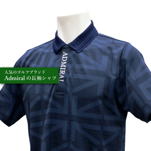 ゴルフウェア アドミラル 半袖　3Lサイズ　ネイビー　