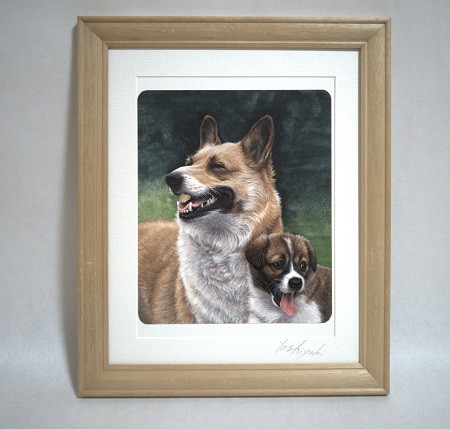 
            犬の絵（肖像画） 京都 京都府 井手 井手町 【088】
          