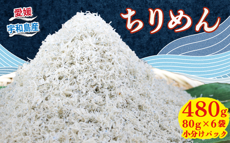 ちりめん 80g × 6袋 計 480g 時栄水産 しらす しらすしらす ちりめんちりめんちりめん D010-174002