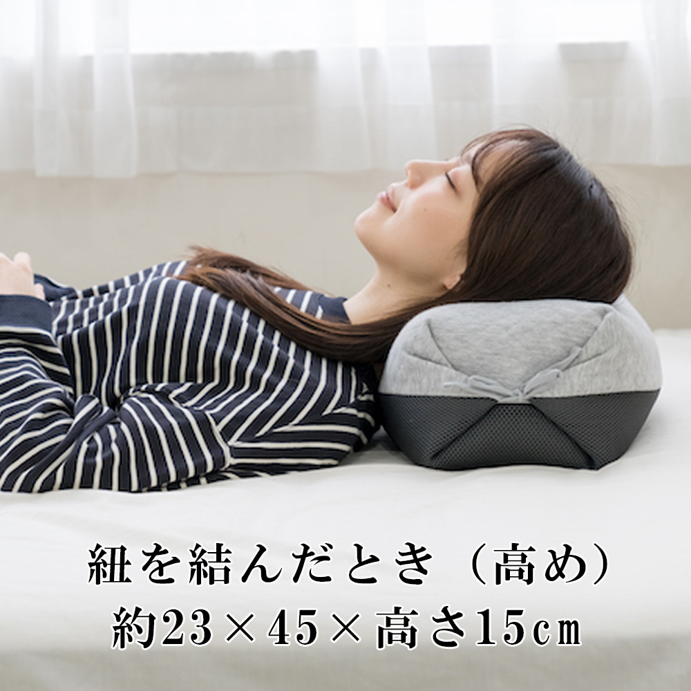 セルフフィッティング枕「ゆったりワイドサイズの 紐で高さが変えられるそば殻まくら」自分ならではのベストポジションが得られる！│快眠 枕 睡眠 そば 寝心地 サポート 寝具 ベッド 日本製 ふるさと納税