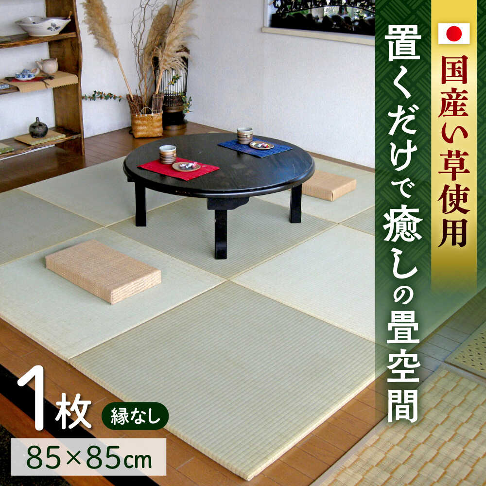 【ふるさと納税】一畳屋 たたみっこ 縁無し 畳 1枚　【一般社団法人クラッシーノこうし】[AYAB110] 畳 たたみ 置き畳 マット 和室 い草 国産 熊本 熊本県 熊本県産 合志 合志市 送料無料
