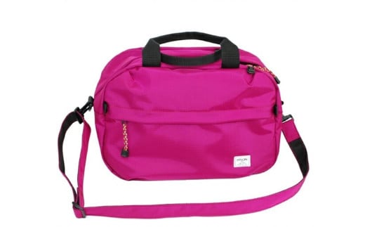 ＜HYLON＞ プールバッグ 【ピンク】 ショルダー付き 2WAY ジム・スポーツバッグ 軽量 撥水1～2泊の旅行バッグに