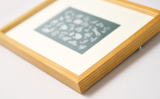 [磯 優子 / Yuko Iso] オリジナル作品 活版印刷のポストカード×1枚 | オリジナル デザイン インテリア おしゃれ かわいい シンプル 文房具 文具 絵葉書 絵はがき ポストカード 入れ