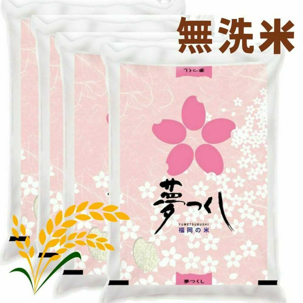 【ふるさと納税】【先行予約】【令和7年産】福岡県産 ブランド米 夢つくし 無洗米 計20kg 吉富町/株式会社ゼロプラス[BGAA089] 米 こめ コメ お米 白米 ご飯 ごはん ゆめつくし 美味しい おすすめ 人気 5キロ 20キロ 一等米 小分け 便利 国産 福岡県 送料無料 ふるさと納税