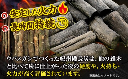 紀州備長炭 半丸 約5kg 望商店 《30日以内に順次出荷(土日祝除く)》 和歌山県 日高川町 備長炭 紀州備長炭 炭 約5kg 高級白炭 BBQ 焼肉 炭火焼き キャンプ レジャー 囲炉裏 国産 備