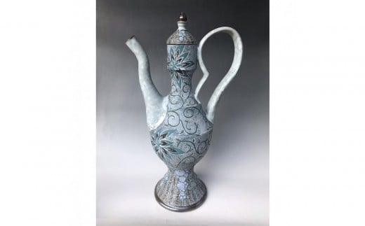 
                  益子焼 鳳凰のいる注器＊インテリア飾り | 栃木県 伝統工芸品 美術品 1点限定品 一点物 陶器 陶芸 作家
                