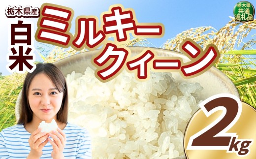いちご農家さん応援米！ 訳あり 令和7年度産 白米 約2kg ミルキークイーン | 真岡市産 米 お米 こめ 白米 ご飯 ごはん もちもち ミルキークイーン 限定 ふるさと納税 先行 予約 栃木県 真岡市 送料無料