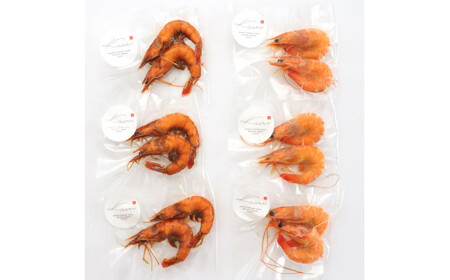 Kaoriのスモーク天使の海老2種(温燻製・冷燻製)各3パック【Kaori-熏】燻製マイスターの技と味 おつまみ｜海老 エビ えび 車エビ 車海老 クルマエビ 海鮮 詰合せ 食べ比べ おつまみ おかず