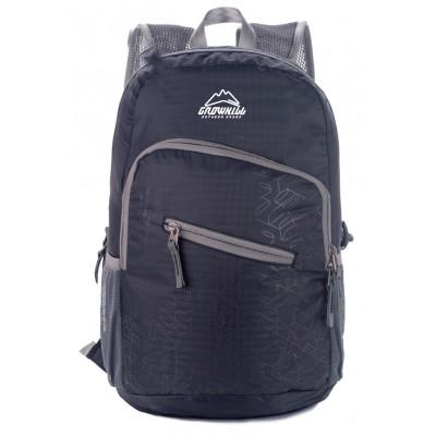 ふるさと納税 田原本町 GROWHILL フォルダブルバックパック 14L ブラック / 軽量 登山