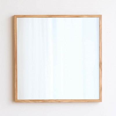 ふるさと納税 府中市 府中市の家具　ミラー　サノ　70*70　オーク |  | 01