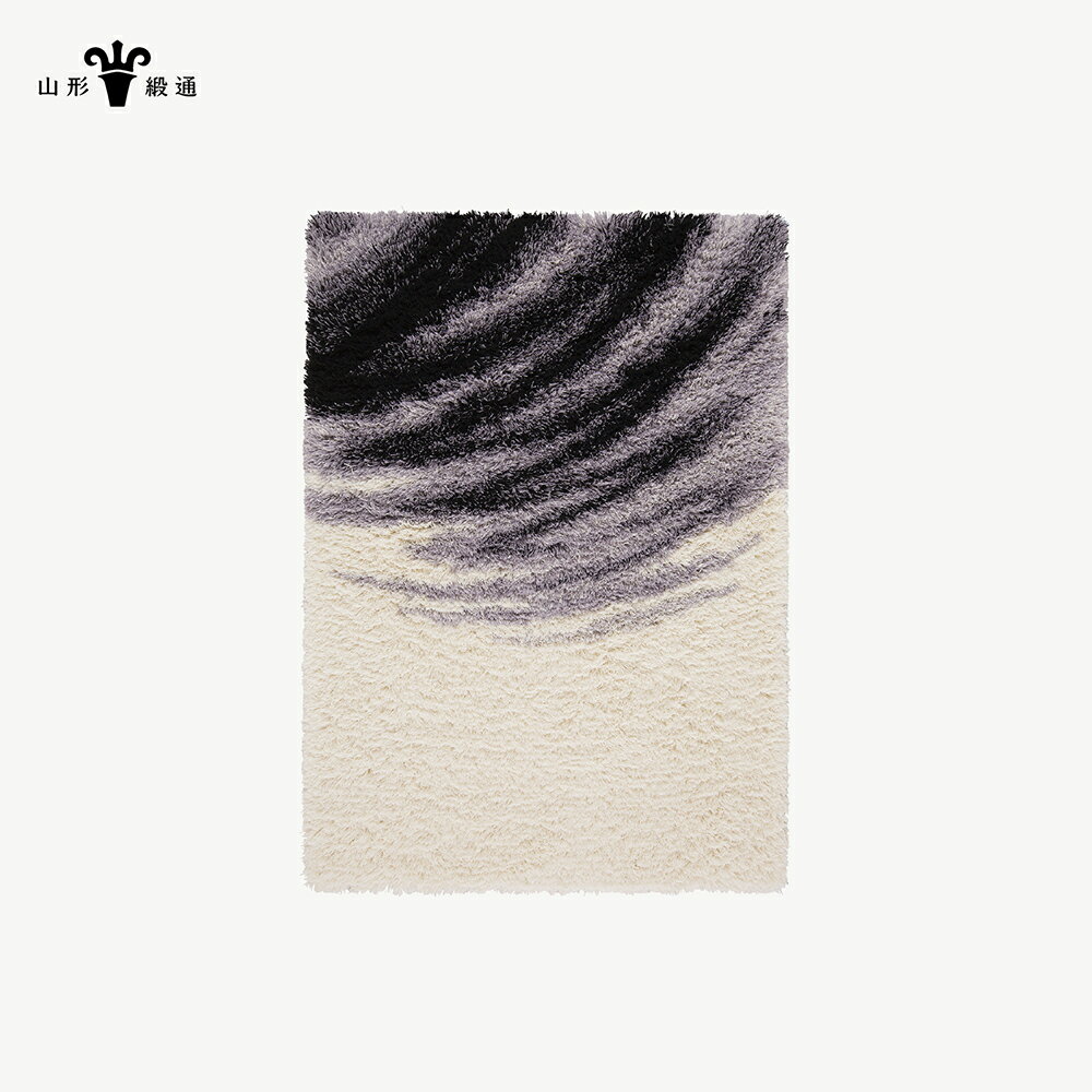 【ふるさと納税】 【山形緞通×奥山清行】NAMI - Off-White Black (M) [oc-lonmm-owblack]