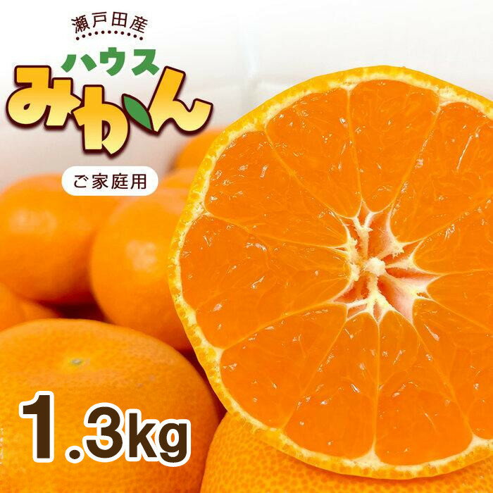 【ふるさと納税】とろけるような完熟ハウスみかん1.3キロ＜7月1日～順次発送＞ドルチェみかん フルーツ 柑橘 果物 産直