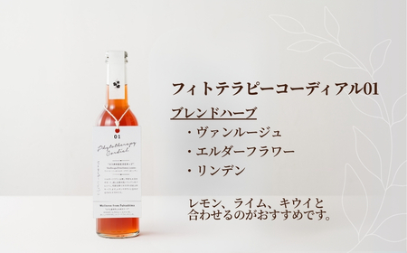 フィトテラピーコーディアル 01/02 285ml×2本セット 化粧箱入 ハーブティー