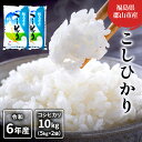 【ふるさと納税】【令和6年産】コシヒカリ(白米) 10kg(5kg×2)　 米 お米 こめ コメ 精米 白米 コシヒカリ こしひかり 10kg 令和5年 福島 　お届け：2024年9月25日～2025年10月20日