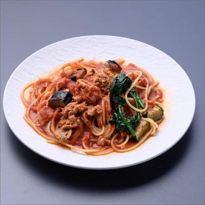 ふるさと納税 京丹後市 「カニ屋が作る　海のパスタ」 海香る　シビマグロ(クロマグロの稚魚)山椒トマトソース　5皿セット |  | 01